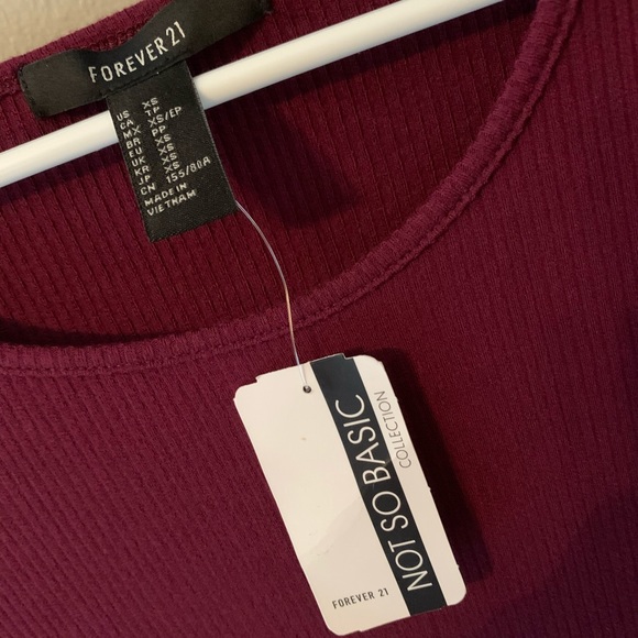 Forever 21 maroon dress - Picture 5 of 5
